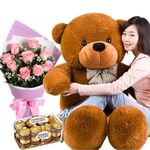 buy chocolates flowers with bear hochiminh city