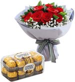 buy flowers with chocolates in vietnam