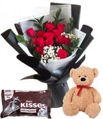 buy birthday bear flowers and chocolates in vietnam