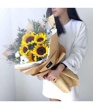 send sunflower bouquet to vietnam