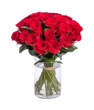 two dozen beautiful red roses to vietnam