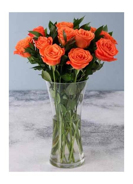 one dozen orange roses to vietnam